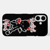 リトルデビルバディラブパドル "悪魔的な気分" Case-Mate iPhoneケース (裏面 (横))
