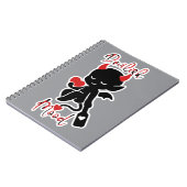 リトルデビルバディーラブパドル"悪魔の気分" ノートブック (左側)