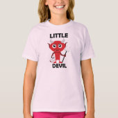 リトルデビル – 女子の基本Tシャツ Tシャツ (正面)