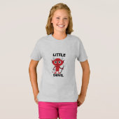 リトルデビル – 女子の基本Tシャツ Tシャツ (正面フル)