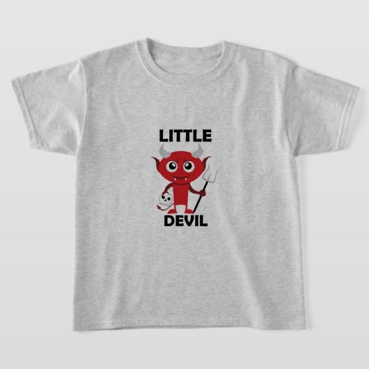 リトルデビル – 女子の基本Tシャツ Tシャツ (レイダウン)