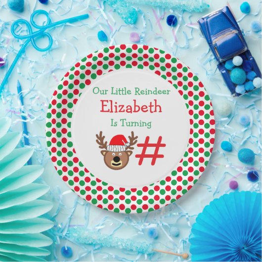 リトルトインデア子供の誕生日 ペーパープレート (パーティー)