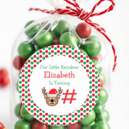 リトルトインデア子供の誕生日 ラウンドシール