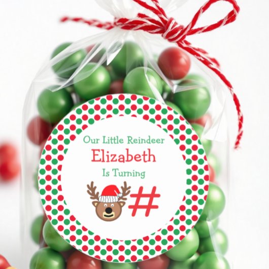 リトルトインデア子供の誕生日 ラウンドシール