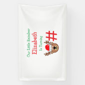 リトルトインデア子供の誕生日 横断幕 (縦)