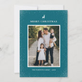 リトルトナイシンプルア雪の結晶カスタム写真 シーズンカード (正面)