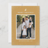 リトルトナイシンプルア雪の結晶カスタム写真 シーズンカード (正面)