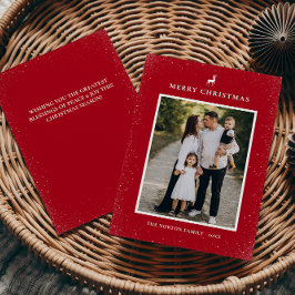 リトルトナイシンプルア雪の結晶カスタム写真 シーズンカード