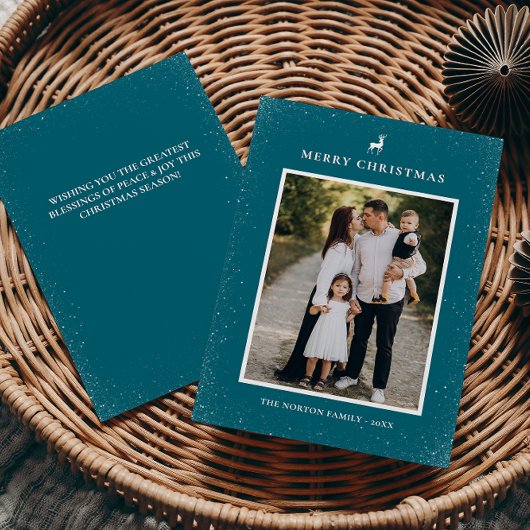 リトルトナイシンプルア雪の結晶カスタム写真 シーズンカード