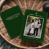 リトルトナイシンプルア雪の結晶カスタム写真 シーズンカード