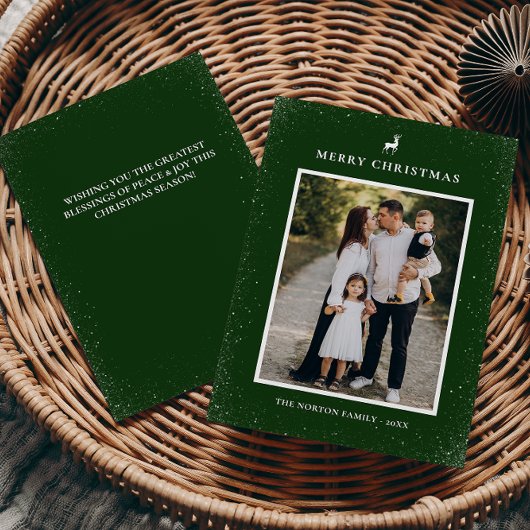 リトルトナイシンプルア雪の結晶カスタム写真 シーズンカード