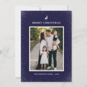 リトルトナイシンプルア雪の結晶カスタム写真 シーズンカード (正面)