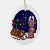 リトルトナカイオーナメント セラミックオーナメント (右)