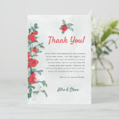 リトルトマ素朴トシックな水の色ベビーシャワー サンキューカード (スタンド正面)