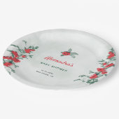 リトルトマ素朴トシックな水の色ベビーシャワー ペーパープレート (アングル)