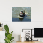 リトルトラー、カーディフベイハーバー ポスター (ホームオフィス)