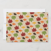 リトルトルコ秋感謝祭1stバースデーフォト サンキューカード (裏面)