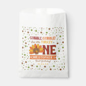 リトルトルコ秋感謝祭1st誕生日 フェイバーバッグ (正面)