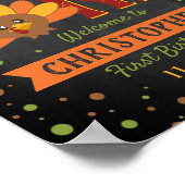 リトルトルコ秋感謝祭1st誕生日 ポスター (角)