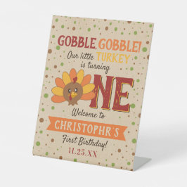 リトルトルコ秋感謝祭1st誕生日 台座サイン