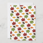 リトルトルコ秋感謝祭1st誕生日 招待状 (裏面)