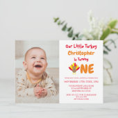 リトルトルコ1歳の誕生日 招待状 (スタンド正面)