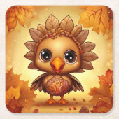 リトルトルコ5 スクエアペーパーコースター (正面)