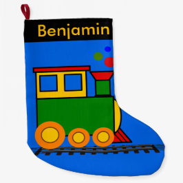 リトルトレインエンジンクリスマスストッキング ラージクリスマスストッキング