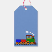 リトルトレインデザインギフトラベル ギフトタグ (裏面)