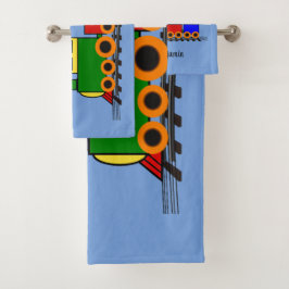 リトルトレインバスタオルセット バスタオルセット