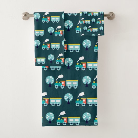 リトルトレインバスルーム用タオルセット バスタオルセット (インサイチュ)