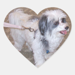 リトルドッグステッカー ハートシール