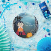 リトルドラキュラヴァンパイアハロウィーン誕生日パーティー ペーパープレート (パーティー)