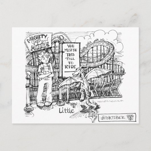 リトルドラゴンアットテーマパーク ポストカード (正面)