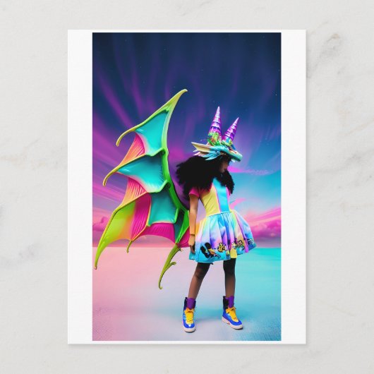 リトルドラゴンガール ポストカード (正面)