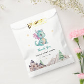 リトルドラゴンベビーシャワーありがとう フェイバーバッグ (封をした状態)