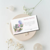 リトルドラゴンベビーシャワーおむつラッフル エンクロージャーカード