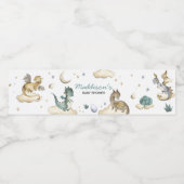 リトルドラゴンベビーシャワー ペットボトルラベル (シングルラベル)