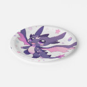 リトルドラゴンベビーシャワー ペーパープレート (アングル)