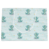 リトルドラゴンベビーシャワー ラージペーパーバッグ (正面)