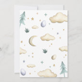 リトルドラゴンベビーシャワー 招待状 (裏面)