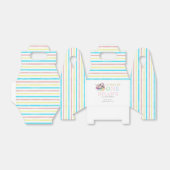 リトルドラゴン半分に1つのピンク6ヶ月誕生日 フェイバーボックス (折り畳みなし)