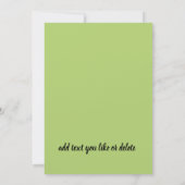 リトルドラゴン誕生日招待状オレンジベビーデイ 招待状 (裏面)