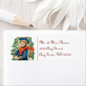 リトルドラマー男の子クリスマス住所 シール