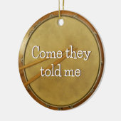 リトルドラムスネールドラム セラミックオーナメント (左)