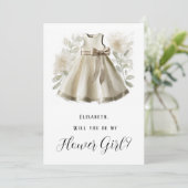 リトルドレスフローラは私の花の女の子 招待状 (スタンド正面)