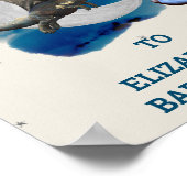 リトルナイトドラゴンシルバースターベビーシャワー ポスター (角)