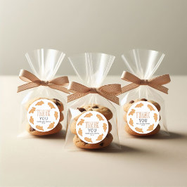 リトルナゲット赤ちゃんシャワーありがとうスティッカー ラウンドシール