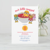 リトルナゲット 誕生日パーティー どんな年齢の幼児男子 招待状 (スタンド正面)