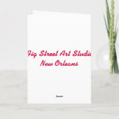 リトルニューオーリンズ雪だるま シーズンカード (裏面)